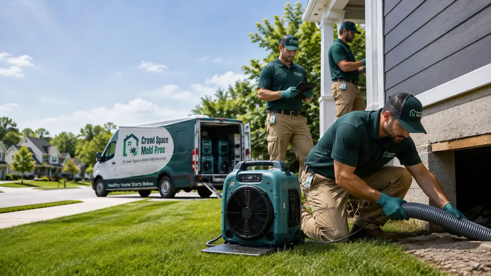 Crawl Space Mold Removal in Salem, IL